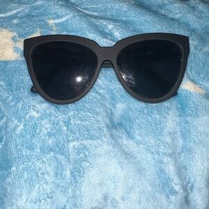 Le Specs Bold Black Sunglasses